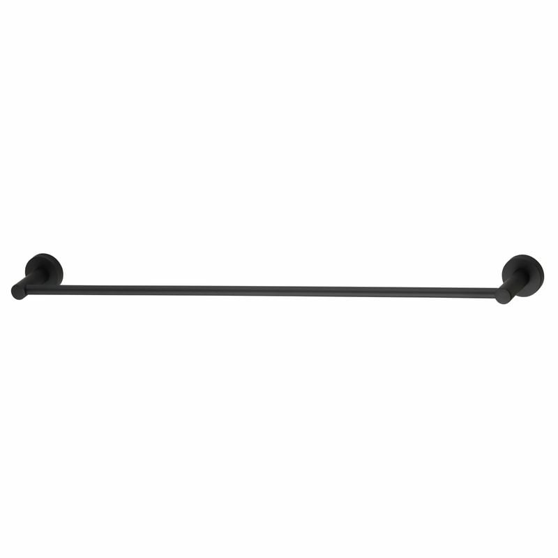 Resonance Matte Black 620mm Towel Rail