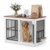 Advwin Dog Crate Furniture Heavy Duty Dog Cage Sturdy Dog Kennel Console Table