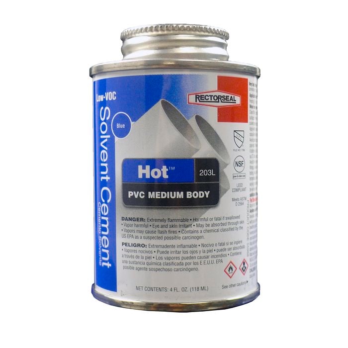 Rectorseal 118ml Hot PVC Solvent