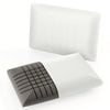 Costway Twin Pack Pillow Resilient Bed Pillow W/brown Memory Foam Bed Cushion