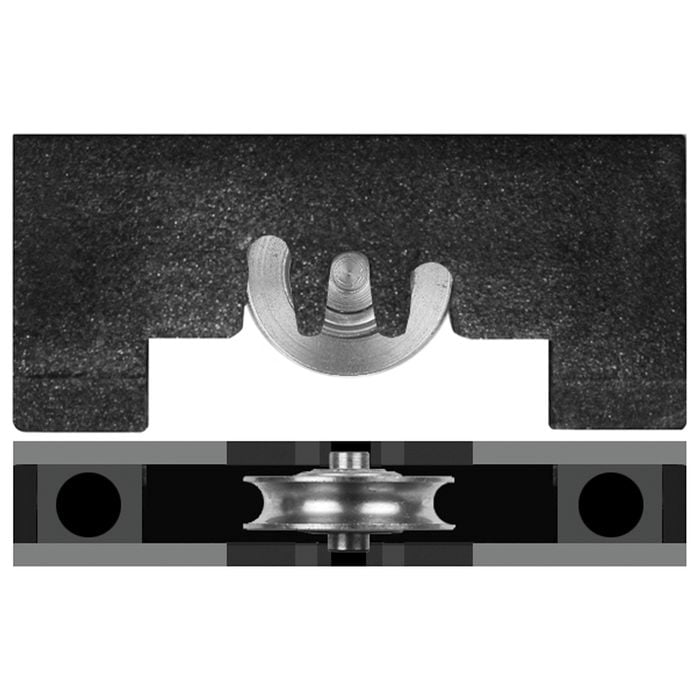 Rolltrak Adjustable Acetal Carriage And Steel Roller - 2 Pack