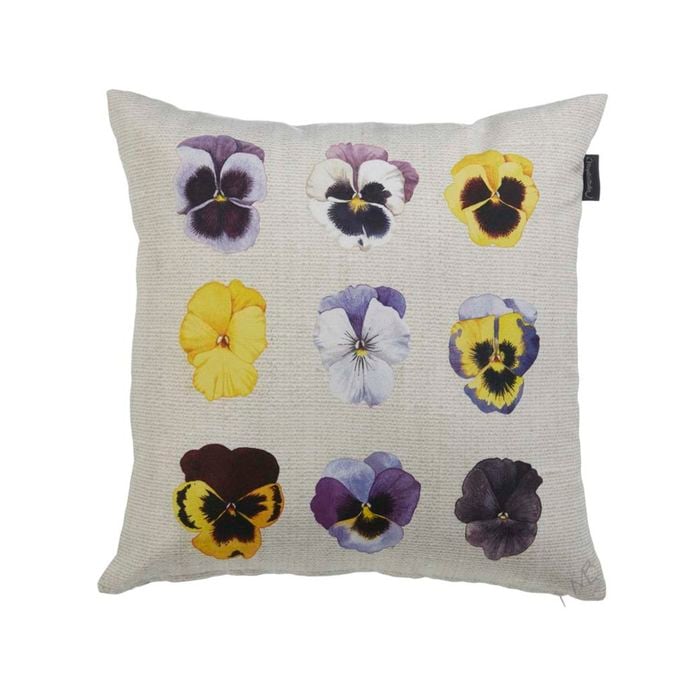 Bedding House 43cm x 43cm Antique White Viooltjes Cushion