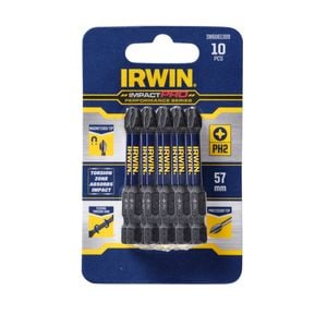 Irwin Impact Pro Performance 57mm PH2 - 10 Pack