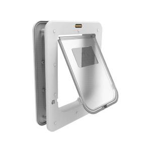 Hakuna Pets White Small Super Tough Pet Door