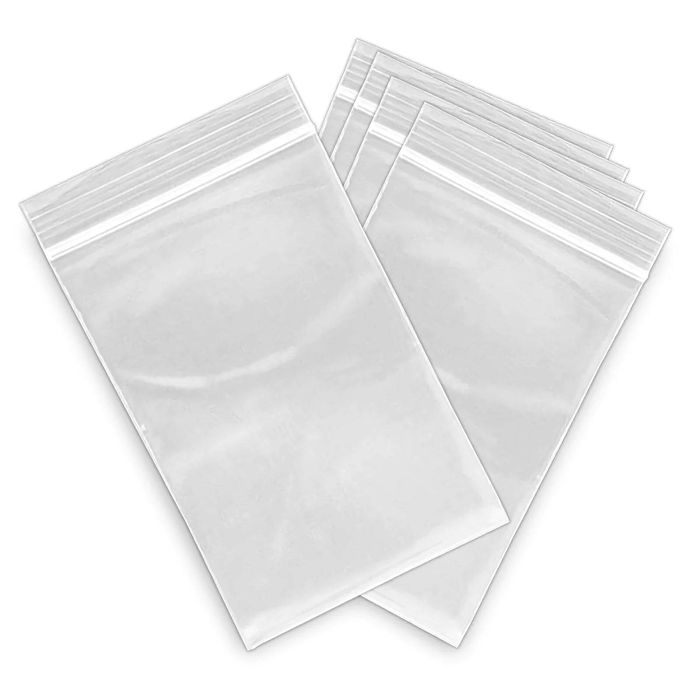 PriceDumb 1000x Small Mini Resealable Zipper Self Seal Zip Clear Plastic Lock Bags 40x60mm Bulk