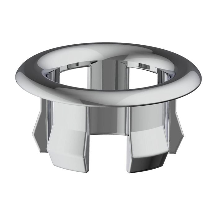 Kinetic 20mm Chrome Plated Hollow Basin Overflow Ring