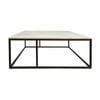 Nomad 100cm Square Marble Coffee Table White