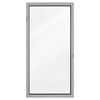 Polar     View 600 x 1200mm Silver Grey Frosted Glass Fixed Panel Double Glazed Window