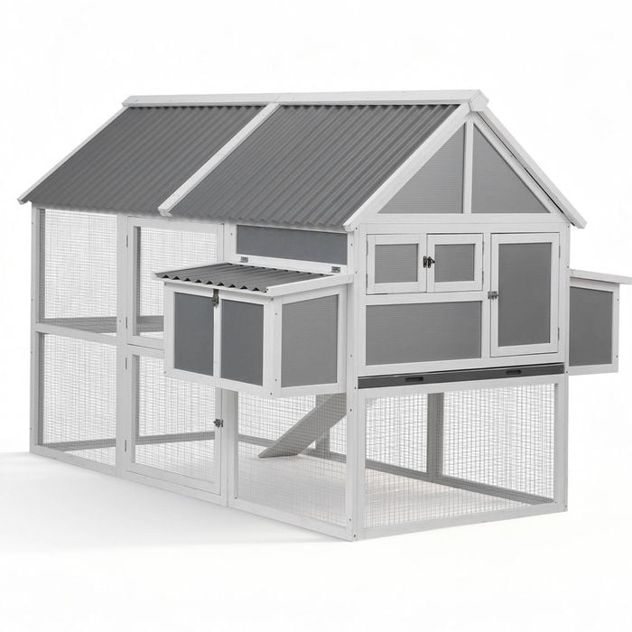 i.Pet Chicken Coop Large Outdoor Rabbit Hutch Chook House