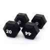 Smai The Yard - Rubber Hex Dumbbell 20kg (pair) -