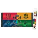 Wizarding World Harry Potter Hogwarts Shields XXL Mat Mouse Pad 90x40cm