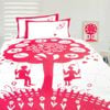Happy Kids The Bees Knees Pink Quilt Cover Set Single
