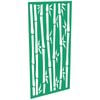ProtectorAl 300-1200w x 1201-2400h Light Green/Gloss White Bamboo Unframed Composite Deco Panel