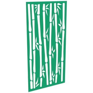 ProtectorAl 300-1200w x 1201-2400h Light Green/Gloss White Bamboo Unframed Composite Deco Panel