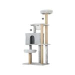 Alopet 140cm Cat Tree Tower Scratching Post Scratcher Wood