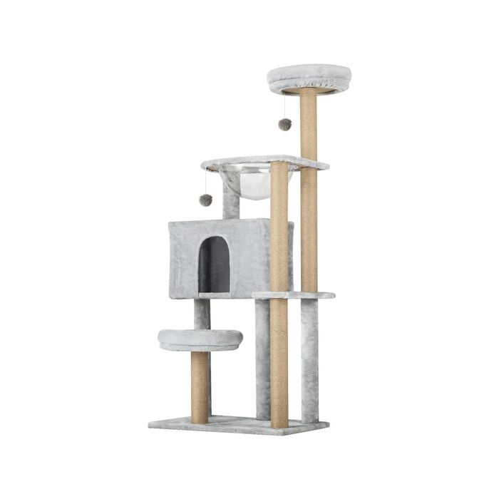 Alopet 140cm Cat Tree Tower Scratching Post Scratcher Wood