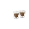 2pc La Cafetiere 200ml Double Walled Glass Cappuccino Cup - Clear
