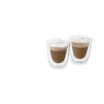 2pc La Cafetiere 200ml Double Walled Glass Cappuccino Cup - Clear