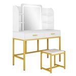 Maxkon Dressing Table Set Lighting Vanity Makeup Desk