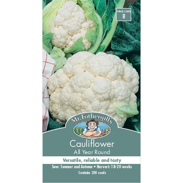 Mr Fothergill's All Year Cauliflower Vegetable Seeds