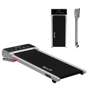 Everfit 3 in 1 Walking Pad Treadmill 20% Auto Incline Under Desk Treadmills 40cm Wide Belt Sliver