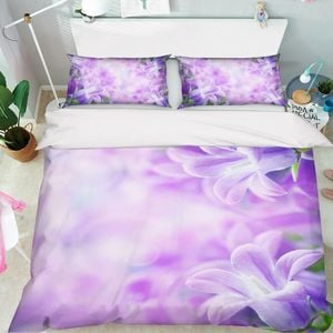 3D Fantasy Flower 296 Bed Pillowcases Quilt King Size