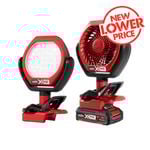 <mark>Ozito</mark> PXC Compact Fan and Light Kit PCLFK-200P