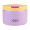Oasis Stainless Steel Double Wall Insulated Food Flask Bubblegum Pink 300ml
