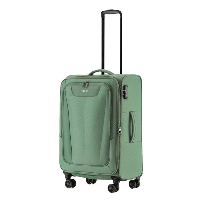 Tosca Altitude Carry-On Travel Suitcase Onboard Luggage W/ Lock 55cm Ivy Green