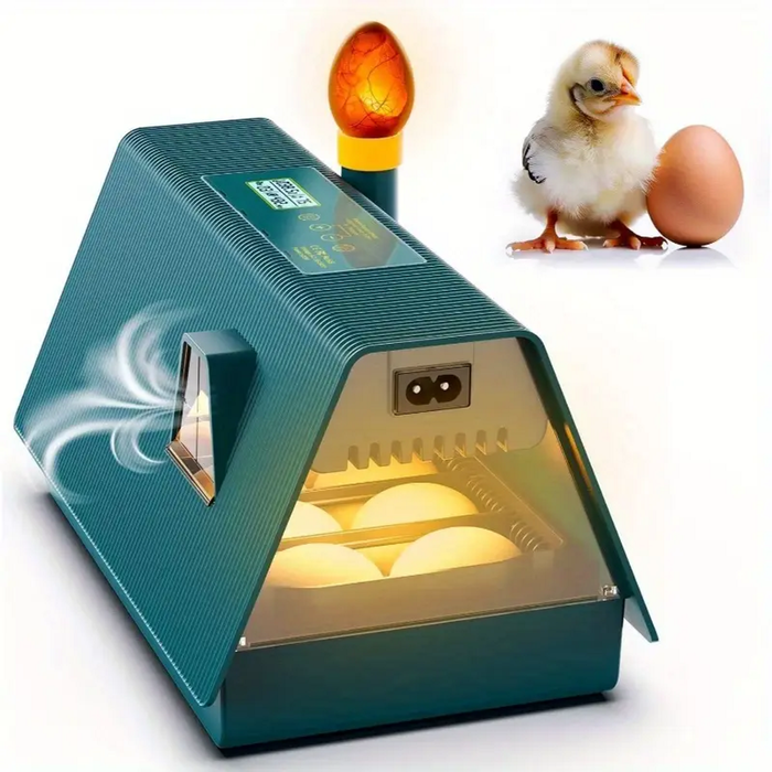 Advwin Automatic 10 Eggs Incubator with Egg Candler
