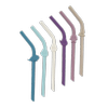 Melii Luxe Silicone Straws - Set Of 6