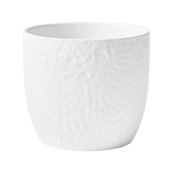 SK 21.5 x 21cm White Boston Indoor Pot