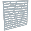 ProtectorAl 300 - 1200 x 300 - 1200mm Silver Matt / Gloss White Slate Unframed Composite Deco Panel