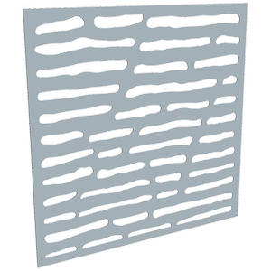ProtectorAl 300 - 1200 x 300 - 1200mm Silver Matt / Gloss White Slate Unframed Composite Deco Panel