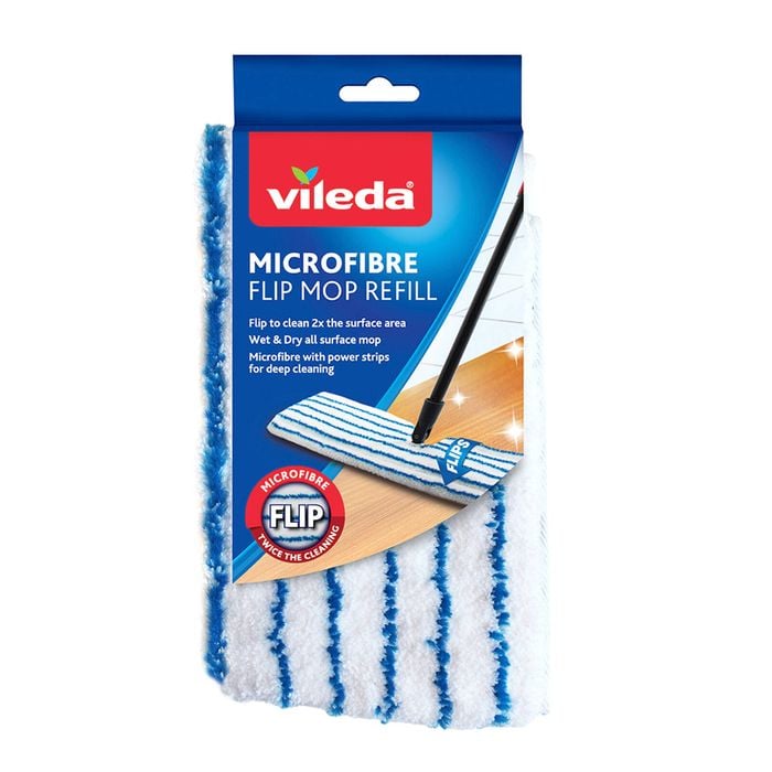 Vileda Microfibre Flip Flat Mop Refill