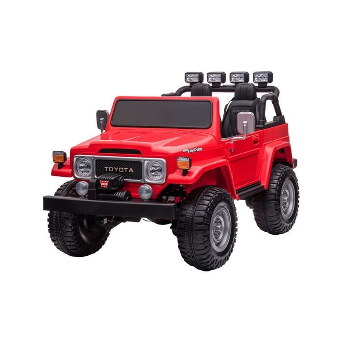 Kahuna Licensed Toyota FJ-40 Electric 2-Seat Kids Ride On Car by Kahuna - Red