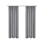 Smart Home Products 265 x 220cm Urban Pencil Pleat Room Darkening Curtain - 2 Pack - Pepper