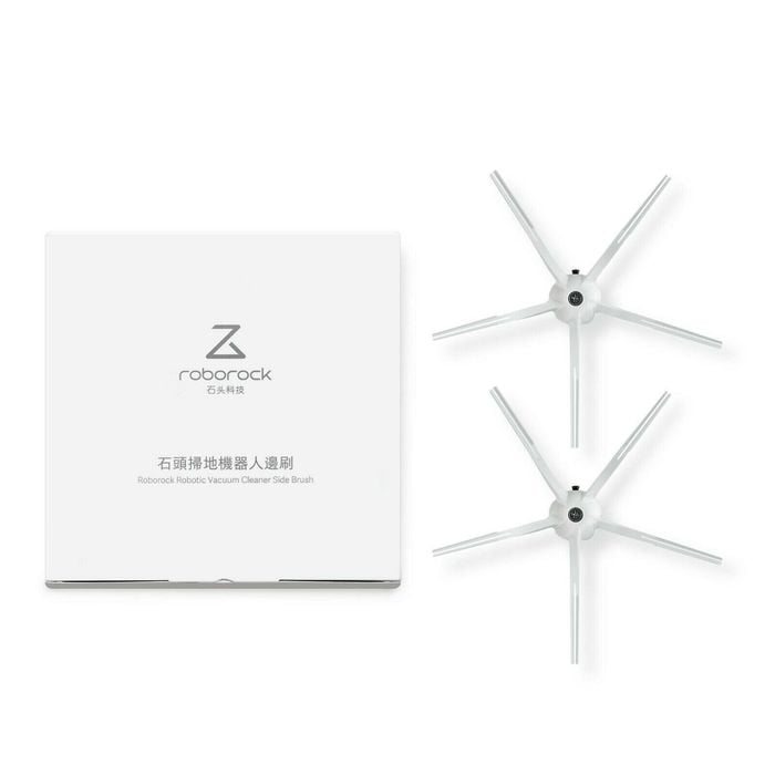 Roborock 2 X Side Brushes S8, S7, S6, S5, E35, E20, Mi Series WHITE, Genuine