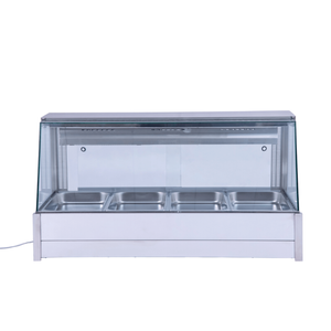 Bonvue Angled Countertop Wet and Dry Bain Marie 4 Bay BM14TC
