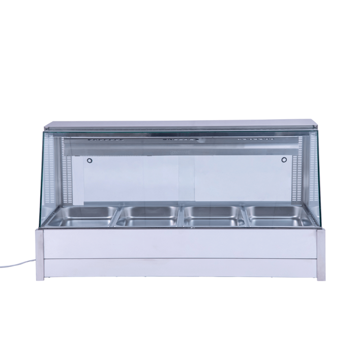 Bonvue Angled Countertop Wet and Dry Bain Marie 4 Bay BM14TC