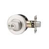 Lockwood Satin Chrome Pearl Paradigm 005 Round Rose Double Cylinder Deadbolt