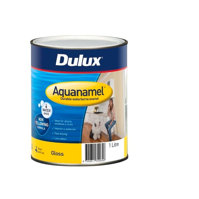 Dulux 1L Enamel Paint Aquanamel Gloss Blue