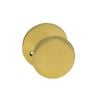 Lockwood Polished Brass Symmetry Manor Dummy Knobset