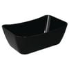 Olympia Kristallon Melamine Curve Crock 1/4GN Black 100mm x 163mm x 265mm Buffet Display Food Serving Storage Dish