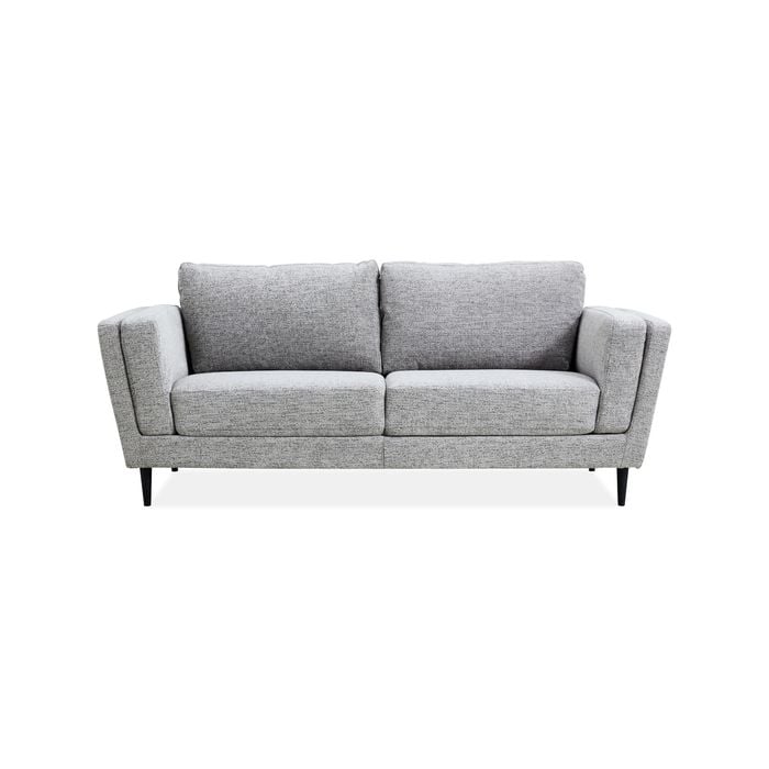 Skylar 3 Seater Sofa Fabric Uplholstered Lounge Couch - Pepper