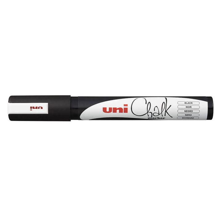 Uni Bullet Tip Chalk Marker 2.5mm (Black)