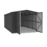 Absco Structures 3.40mW x 5.50mD x 2.48mH Monument Single Barn Door Garage
