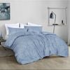 Amsons Pure Cotton Double Quilt Cover Set - Ariana Denim