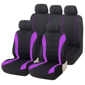 Catzon Car Seat Cover Composite Sponge Universal Fit Cars Suv-purple