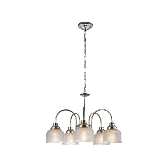 Lexi Lighting Aviva 5 Lights Chandelier Light 50 cm